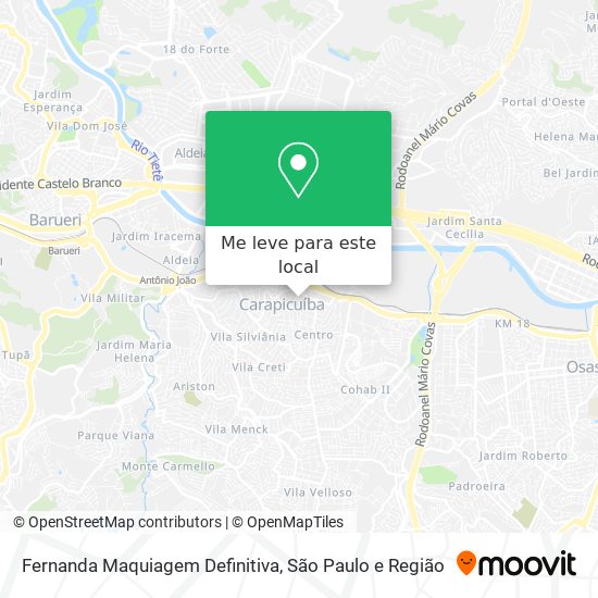Fernanda Maquiagem Definitiva mapa