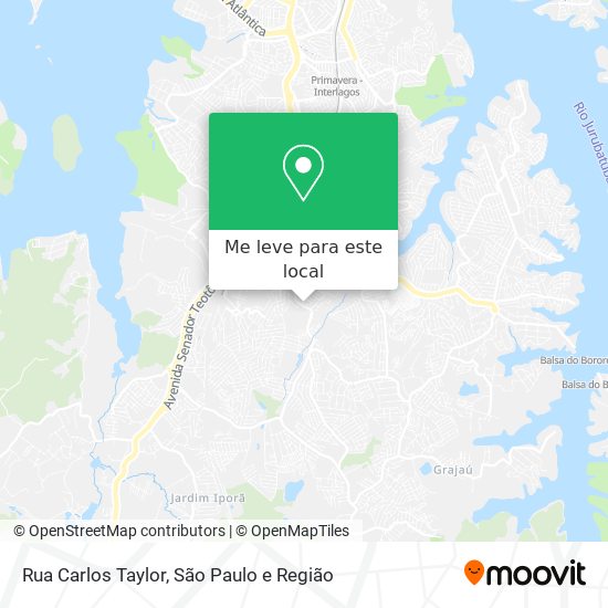 Rua Carlos Taylor mapa
