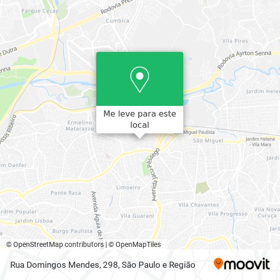 Rua Domingos Mendes, 298 mapa