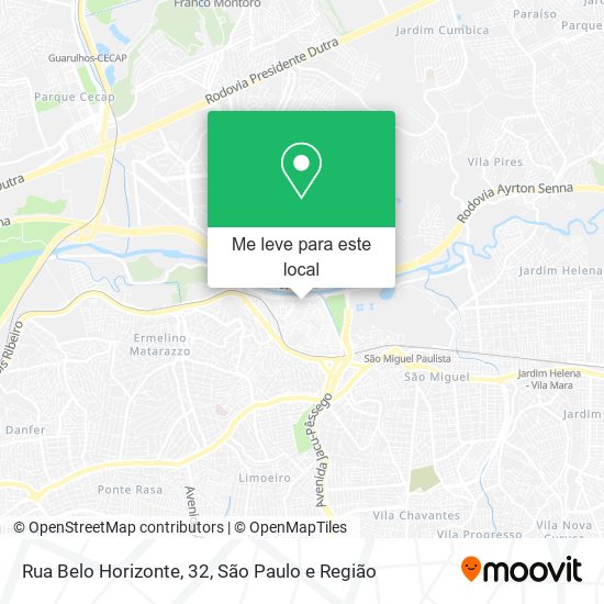 Rua Belo Horizonte, 32 mapa