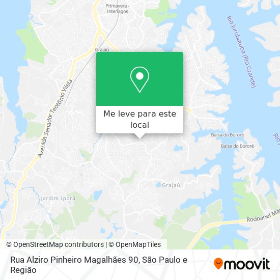 Rua Alziro Pinheiro Magalhães 90 mapa