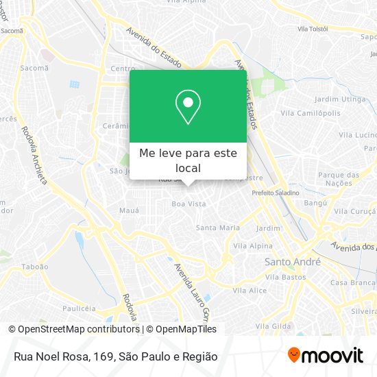Rua Noel Rosa, 169 mapa