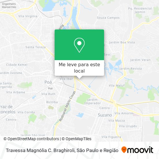Travessa Magnólia C. Braghiroli mapa