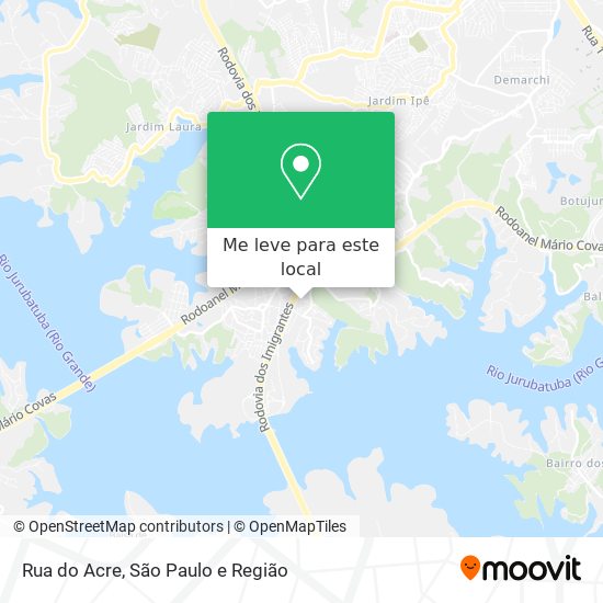Rua do Acre mapa