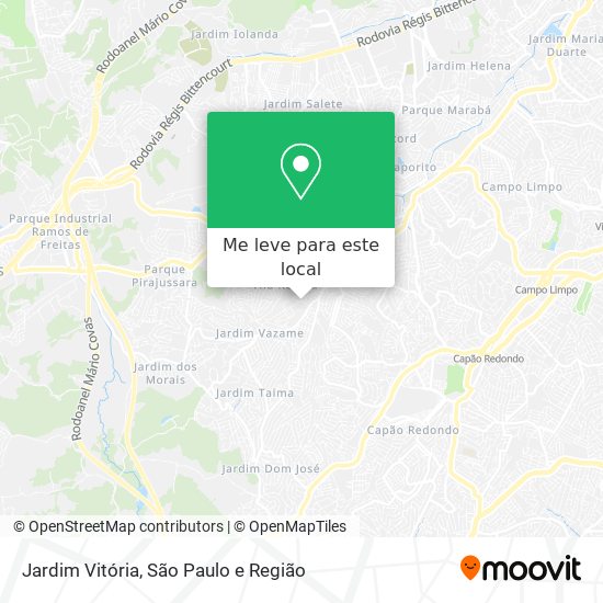 Jardim Vitória mapa
