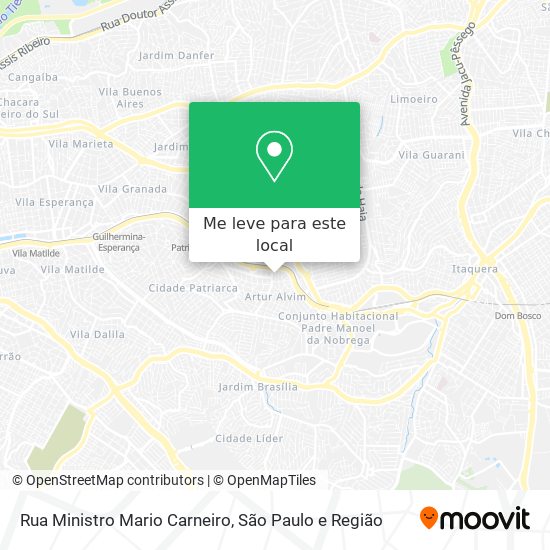 Rua Ministro Mario Carneiro mapa