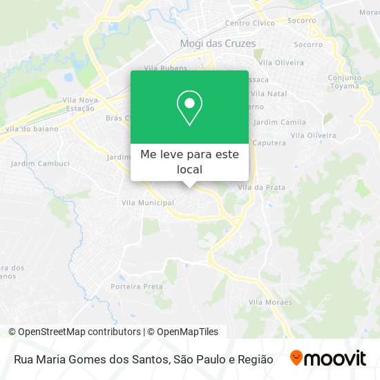 Rua Maria Gomes dos Santos mapa