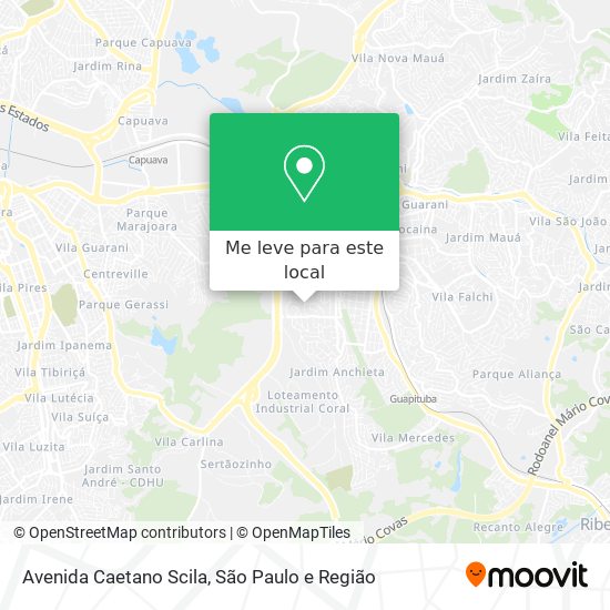 Avenida Caetano Scila mapa