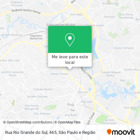 Rua Rio Grande do Sul, 465 mapa
