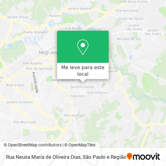 Rua Neusa Maria de Oliveira Dias mapa