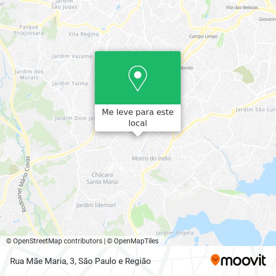 Rua Mãe Maria, 3 mapa