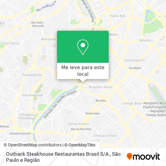 Outback Steakhouse Restaurantes Brasil S / A. mapa