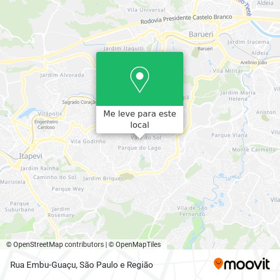 Rua Embu-Guaçu mapa