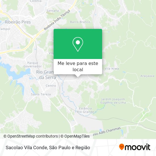 Sacolao Vila Conde mapa