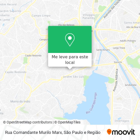 Rua Comandante Murilo Marx mapa