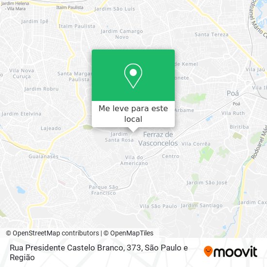 Rua Presidente Castelo Branco, 373 mapa