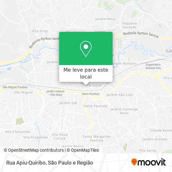 Rua Apiu-Quiribo mapa