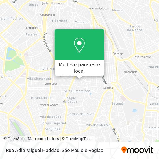 Rua Adib Miguel Haddad mapa