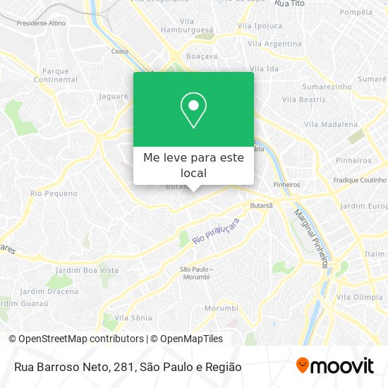 Rua Barroso Neto, 281 mapa