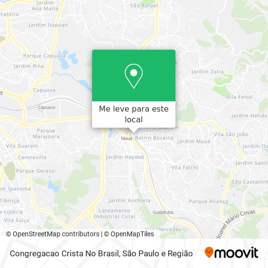 Congregacao Crista No Brasil mapa