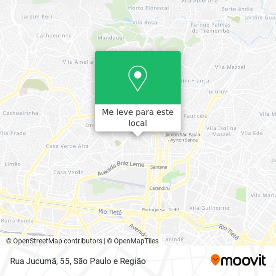 Rua Jucumã, 55 mapa