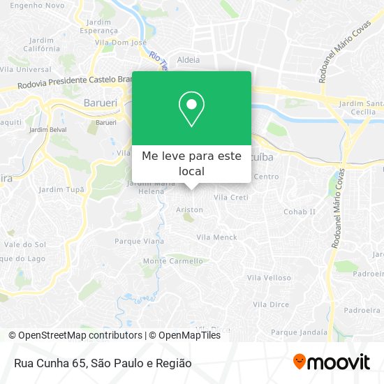 Rua Cunha 65 mapa