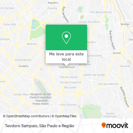 Teodoro Sampaio mapa