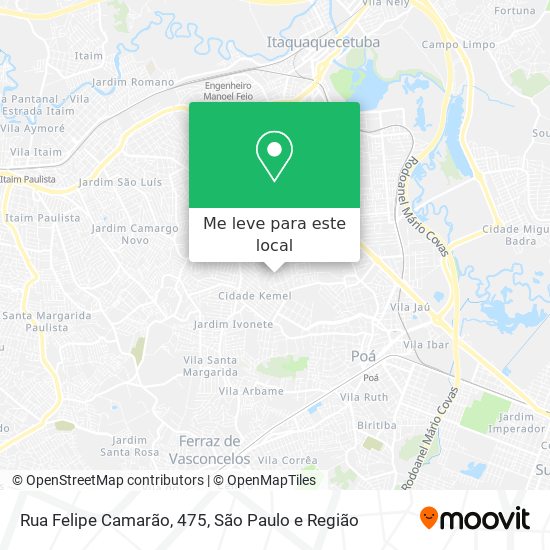 Rua Felipe Camarão, 475 mapa