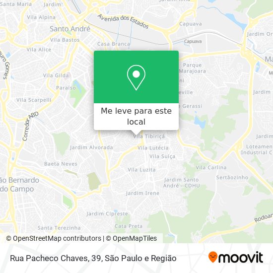 Rua Pacheco Chaves, 39 mapa