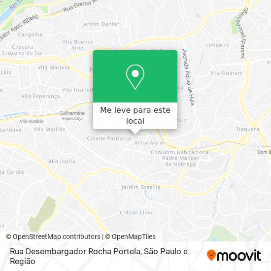 Rua Desembargador Rocha Portela mapa