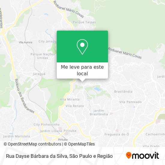 Rua Dayse Bárbara da Silva mapa