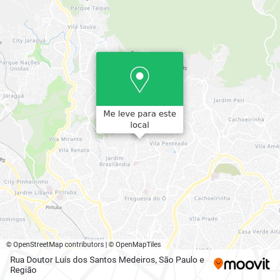 Rua Doutor Luís dos Santos Medeiros mapa