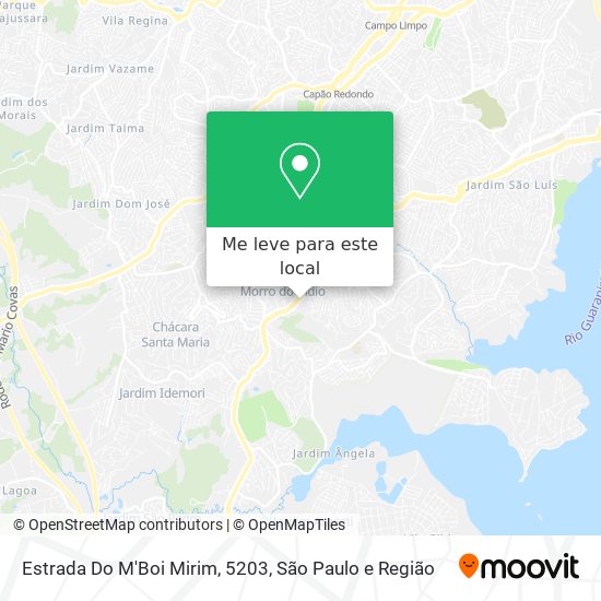 Estrada Do M'Boi Mirim, 5203 mapa