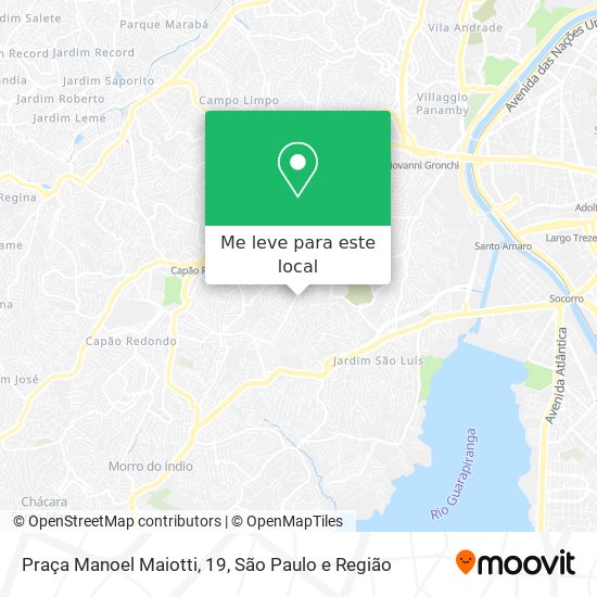 Praça Manoel Maiotti, 19 mapa