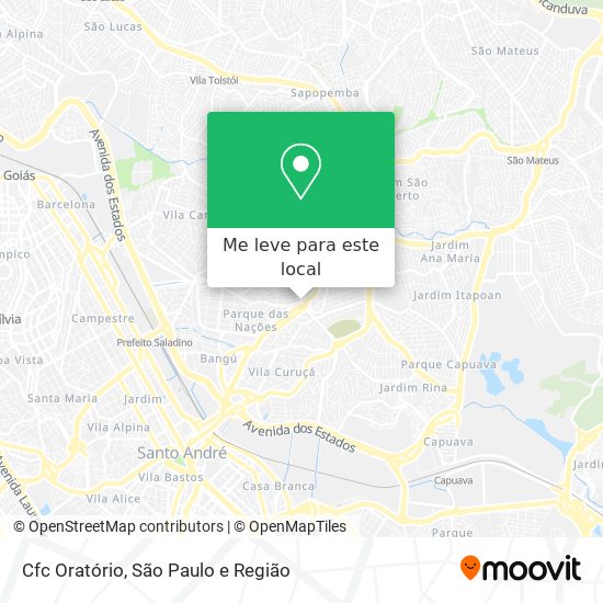 Cfc Oratório mapa
