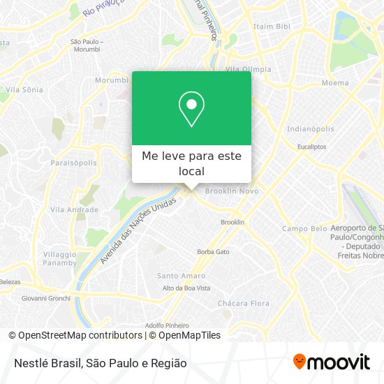 Nestlé Brasil mapa