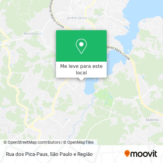 Rua dos Pica-Paus mapa