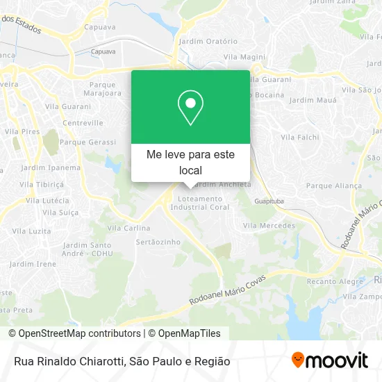 Rua Rinaldo Chiarotti mapa