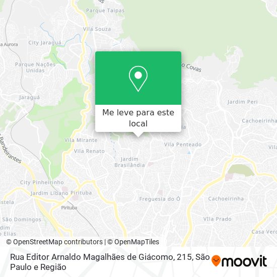 Rua Editor Arnaldo Magalhães de Giácomo, 215 mapa