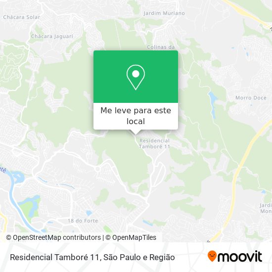 Residencial Tamboré 11 mapa