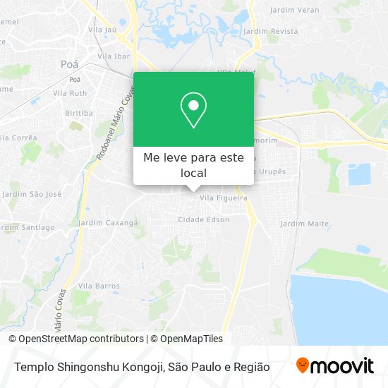Templo Shingonshu Kongoji mapa