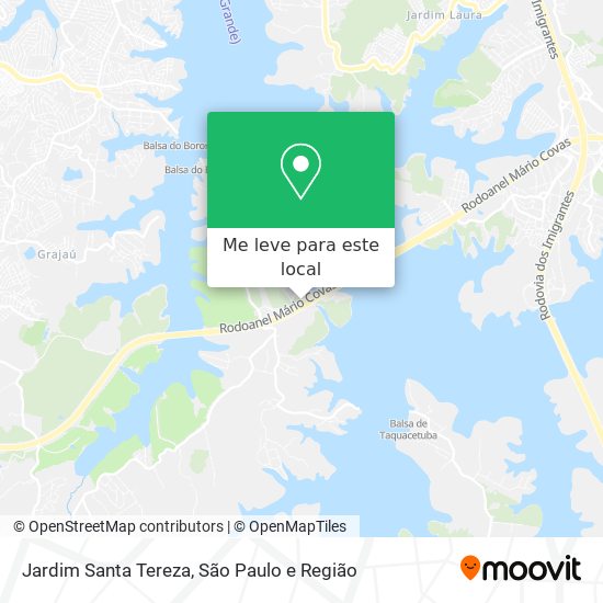 Jardim Santa Tereza mapa
