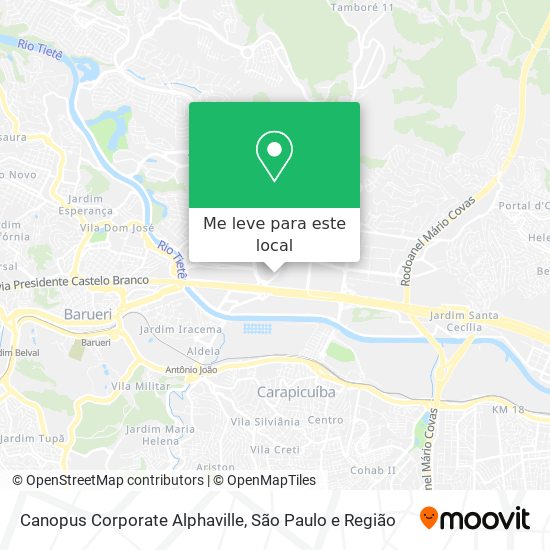 Canopus Corporate Alphaville mapa