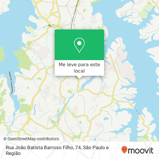 Rua João Batista Barroso Filho, 74 mapa