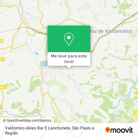Valdomiro Alves Bar E Lanchonete mapa
