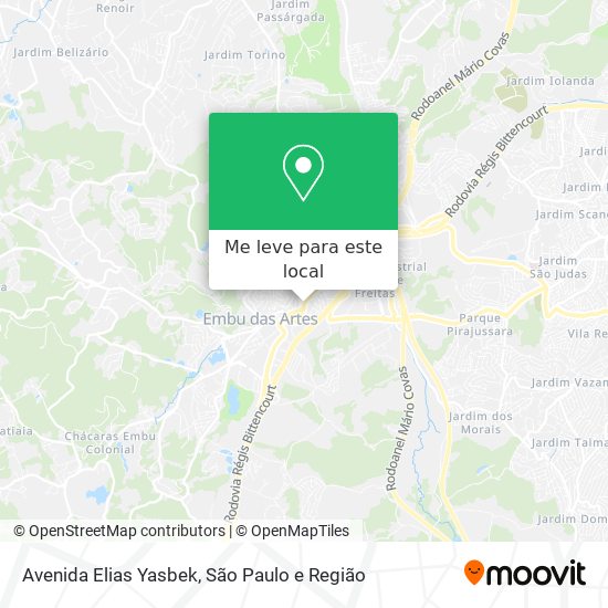 Avenida Elias Yasbek mapa