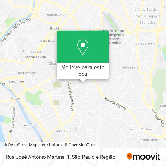 Rua José Antônio Martins, 1 mapa