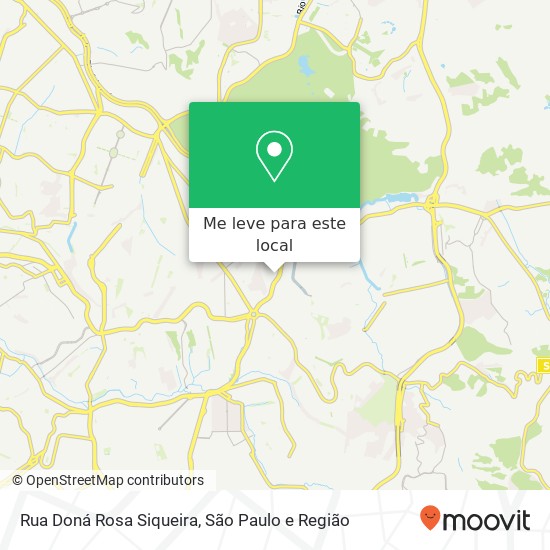 Rua Doná Rosa Siqueira mapa
