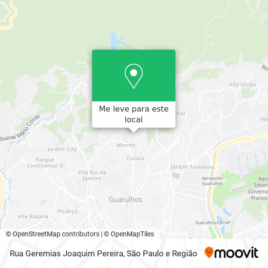 Rua Geremias Joaquim Pereira mapa