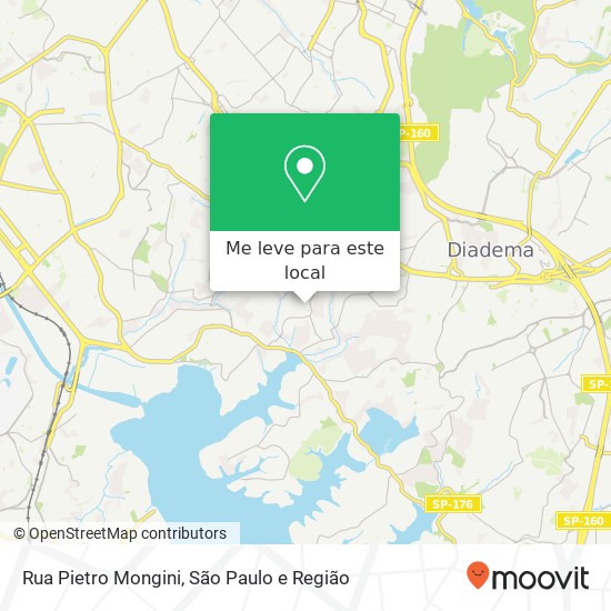 Rua Pietro Mongini mapa